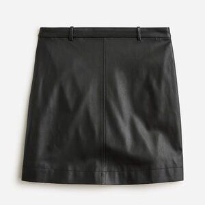 J. Crew Faux Leather Mini Skirt - Size 12